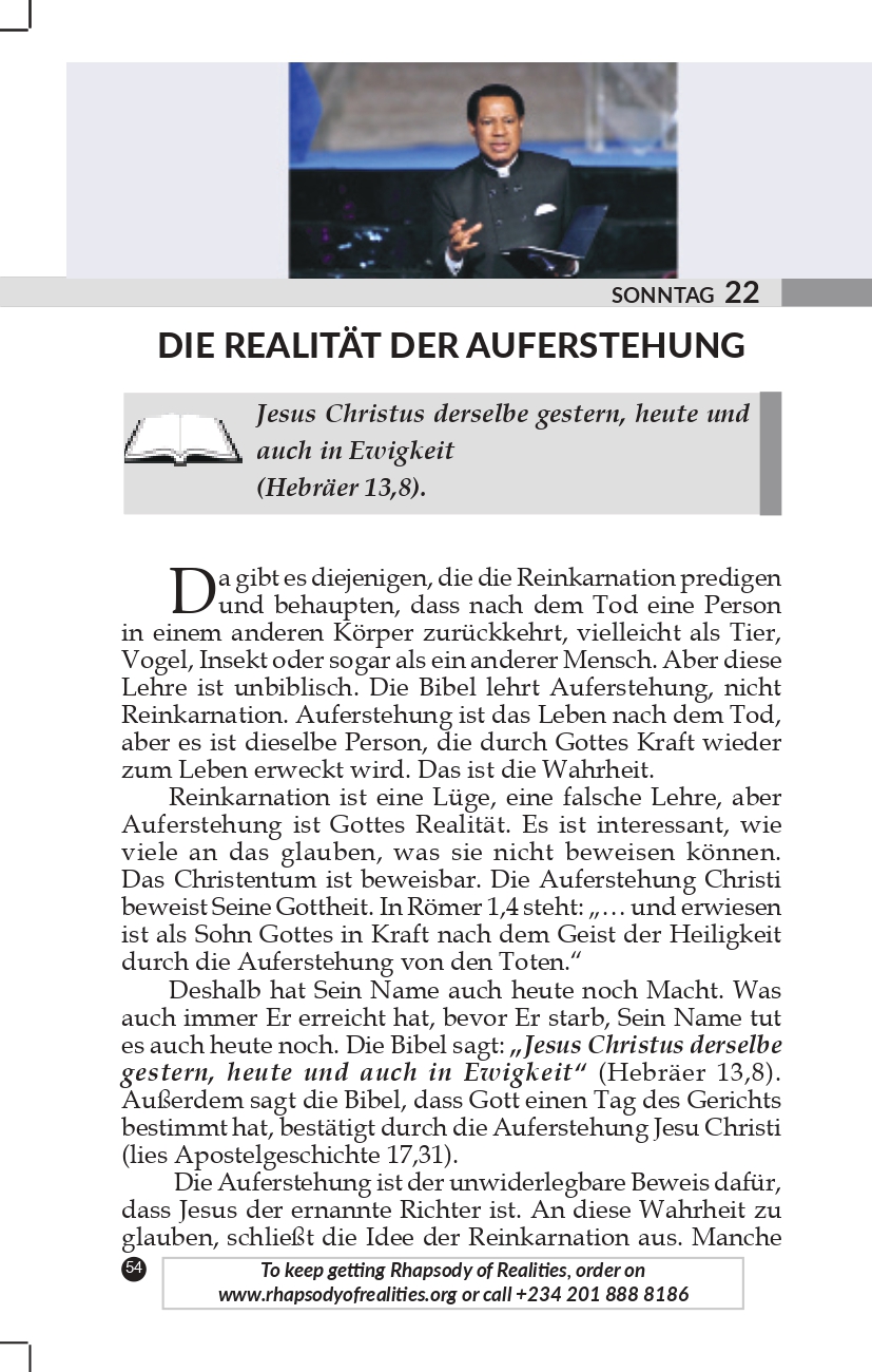 Rhapsodie der Realitäten